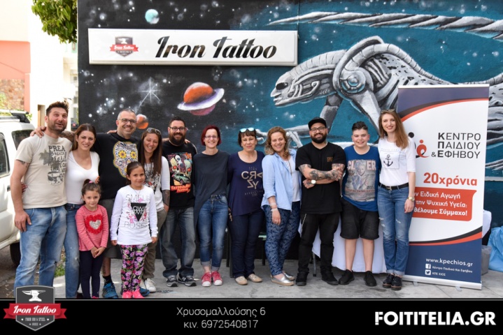 Τεράστια επιτυχία ο μαραθώνιος Tattoo από το Iron Tattoo Studio με αφορμή την Παγκόσμια Ημέρα Αυτισμού
